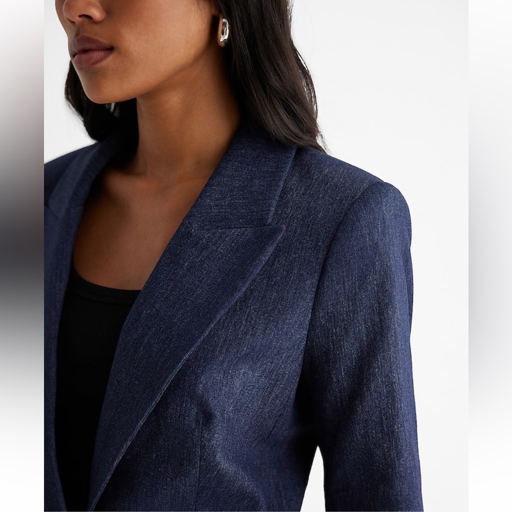 One Button Blazer - Picture 3 of 8